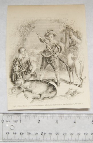 1860s engraving prince henry - 1860s,