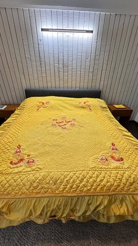 Vintage korean yellow - vintage, satin