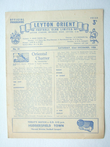 Leyton orient huddersfield - leyton,