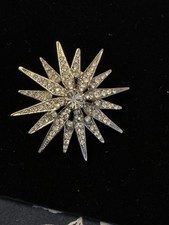 Swarovski Crystal Star Brooch