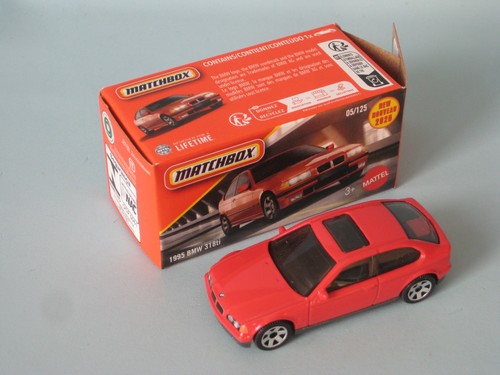 Matchbox 1995 bmw 318ti red - 1995,