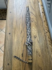 Vintage Aquascutum Umbrella 1960’s Vgc !!! Rare Spring Operated + Toilet Bag