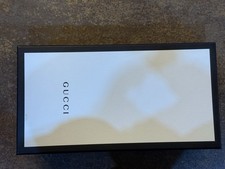 Authentic GUCCI Empty Shoe Storage Box With Tissue Paper 30cms X17cms 11cms