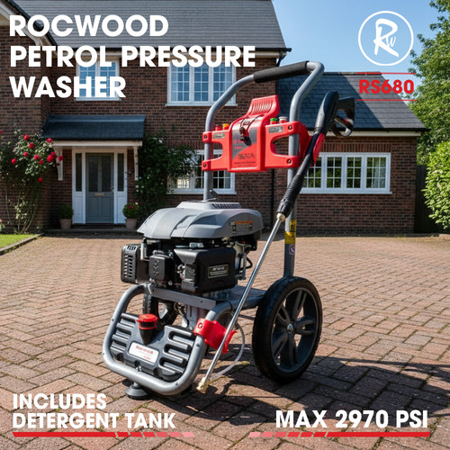 Petrol pressure washer rocwood - petrol,