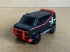 Kidco Burnin Key GMC A-Team Van Vandura, 1982, 1:64 Scale, Black, Rare.