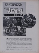 1967 BSA Thunderbolt Big Twin