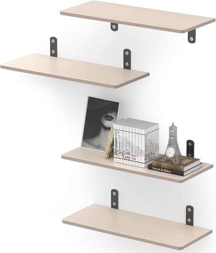 Floating shelves set room - shelves,