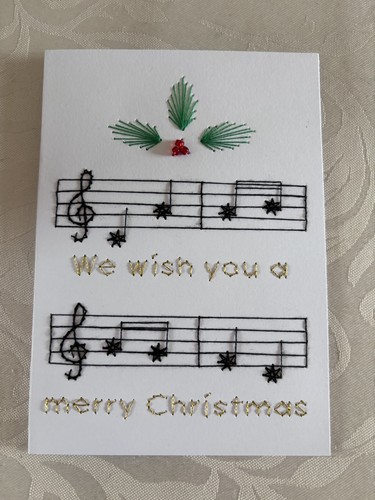 Card musical christmas wish - christmas,