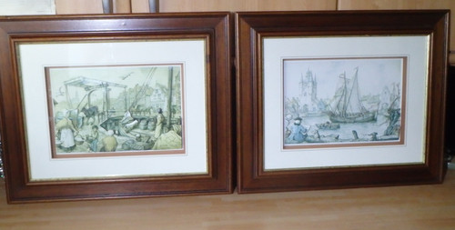 Vintage pair anton pieck - anton,