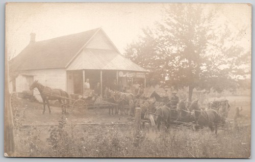 Antique rppc general store - antique,