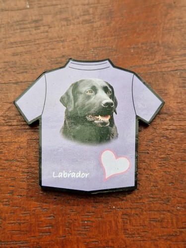 Black labrador magnet - black,