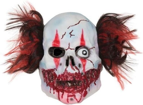 Halloween manic clown mask - halloween,