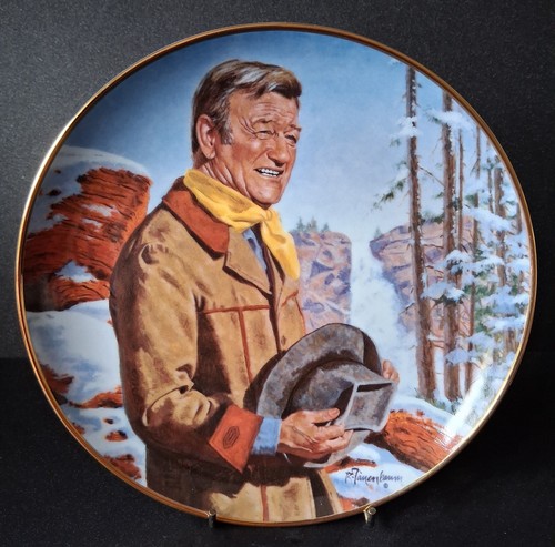 John wayne plate - plate, of