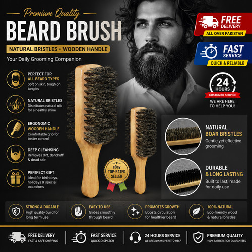 Men boar bristle - hair, brush