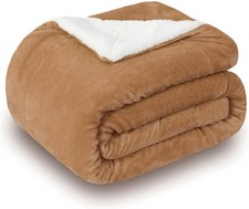 Fluffy Sherpa Fleece Blanket