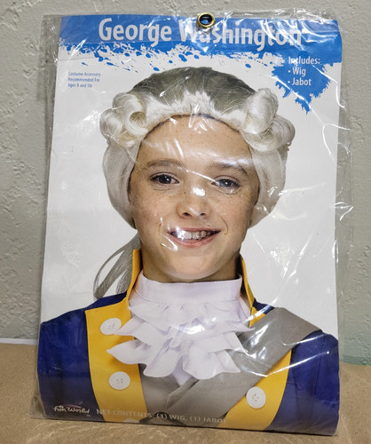 Fun world white curly george - fun,