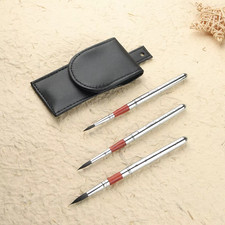 Travel artist painting watercolour brush set - paint brushes & bag x 3