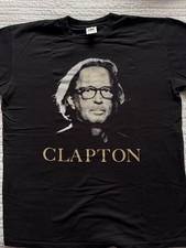 Eric Clapton T-Shirt 2013 Tour In Dublin Size Medium Black