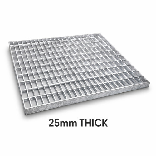 Galvanised steel mesh floor - galvanised,