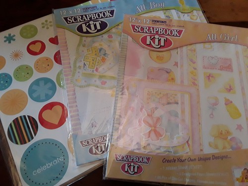 Various 12x12 scrapbook kits - 12x12,