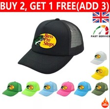 BASS PRO SHOPS Hat Outdoor Fishing Baseball Trucker Mesh Cap Adjustable SnapBack