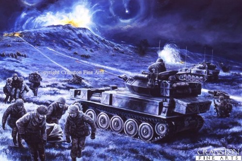 Military art post card - military,