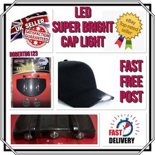 NEW Clip-On 3 LED Cap Light