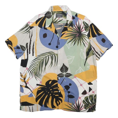 Primark mens white yellow - &,