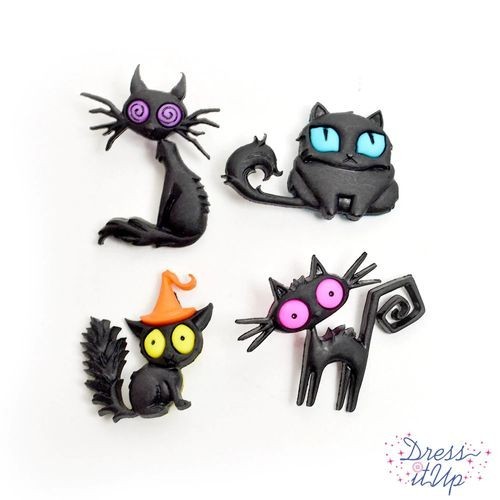 Halloween creeped out cats - halloween,