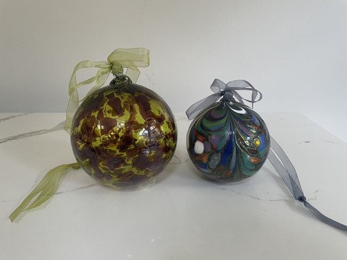 Pair hand blown art - pair,