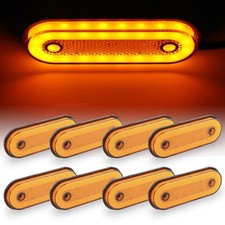 8x Orange Amber Side 20 LED