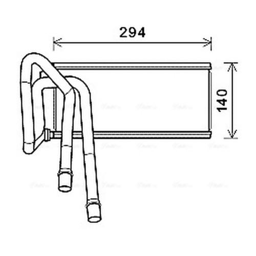 Heater matrix for - heater, rover