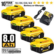 For DEWALT 18V DCB184 Li-ion Slide 8.0 AH Battery DCB182 DCB183 DCB204 DCF887
