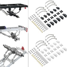 Steel Leaf Spring Suspension Kit For WPL B36 B16 JJRC Q60 6x6 Military RC Truck