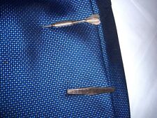 2 x VINTAGE STRATTON IMITATION GOLDTONE NIPPY-CLIPS - MADE IN ENGLAND