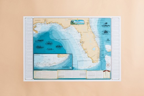 Shipwreck map florida and - map,