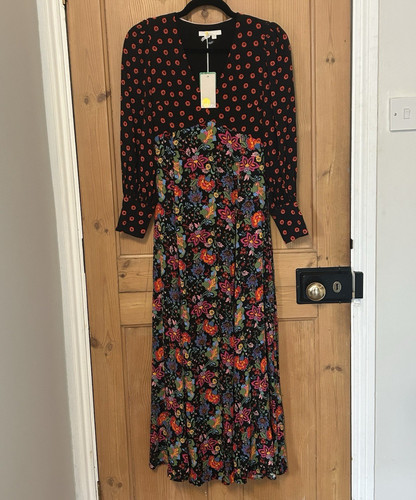 Boden black floral - , sleeve