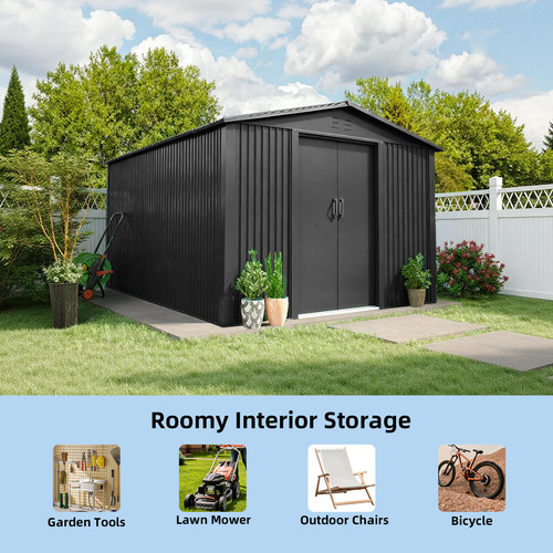 Metal garden shed 6x4 - shed, 6x8