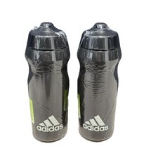adidas Performance Water Bottle 500ml Black Running Fitness Gym Travel 2 Pack