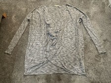 Ladies Grey Marl Long Sleeve
