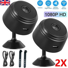 2x 1080P HD Mini Security IP Camera CCTV Wireless WiFi Home Indoor Night Vision