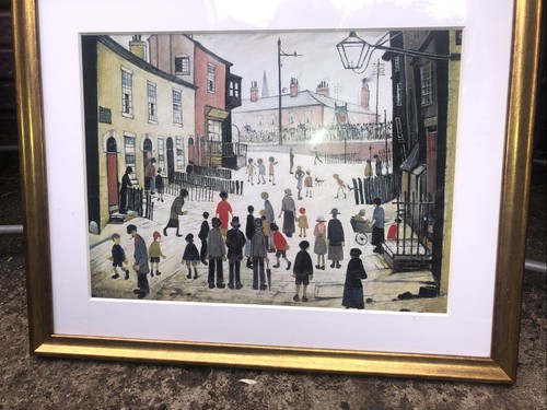 Beautiful framed lowry - l,