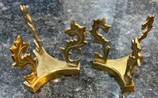 Lot of 2 Vintage Brass Ball