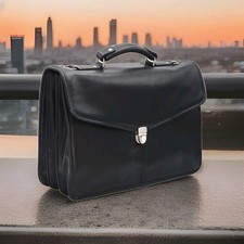 Leather Briefcase Business Bag