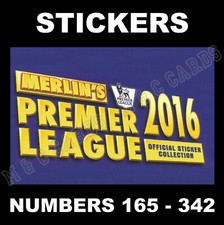 Merlin 2016 Premier League stickers # 165 - 342