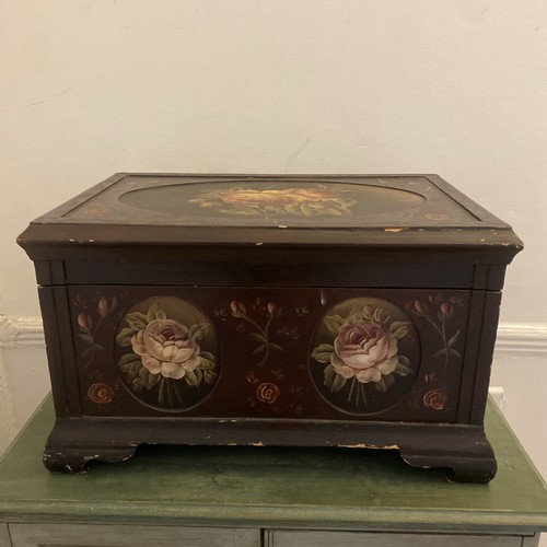 Vintage wooden storage - storage, trunk