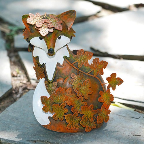 Fox garden statue decorative - fox,