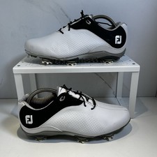 Footjoy DNA White/Black Spiked