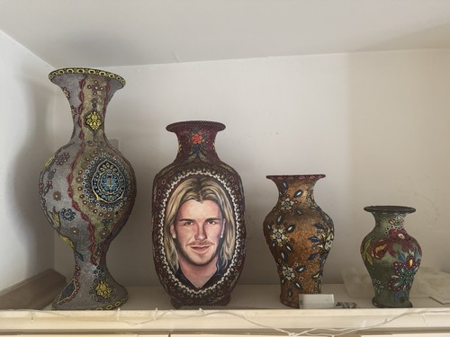Vintage persian vases hand - persian,