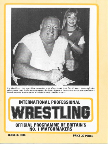 Wrestling programme 8 1986 - -, #8